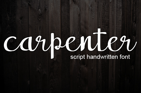 Carpenter Font - Featured Image