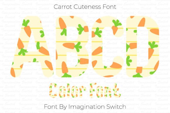 Carrot Cuteness Font - Featured Image