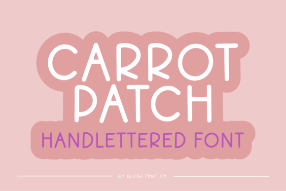 Carrot Patch Font - Featured Image