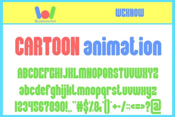 Cartoon Animation Font - Featured Image