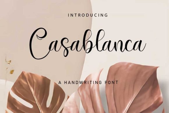 Casablanca Font - Featured Image