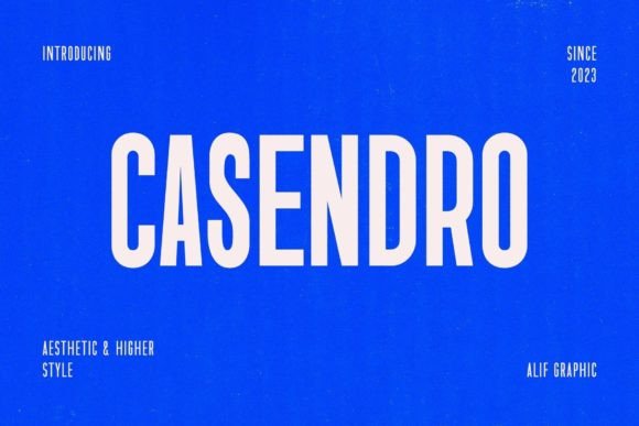 Casendro Font - Featured Image