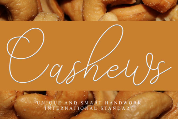 Cashews Font - Featured Image
