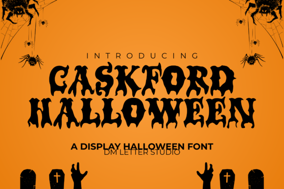 Caskford Halloween Font - Featured Image
