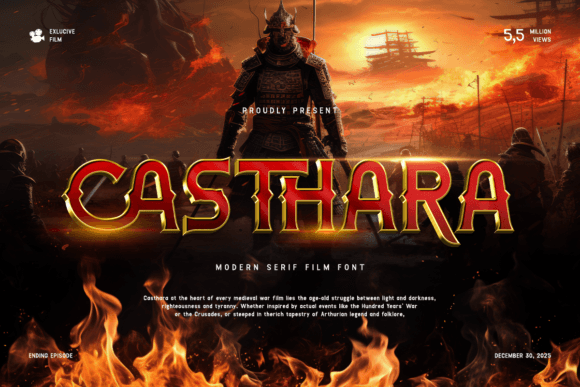 Casthara Font - Featured Image