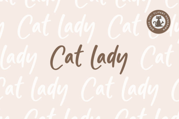 Cat Lady Font - Featured Image