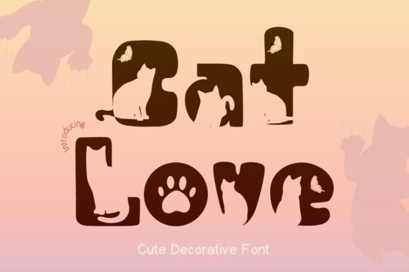 Cat Love Font - Featured Image