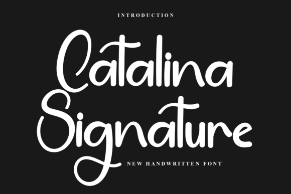 Catalina Signature Font - Featured Image