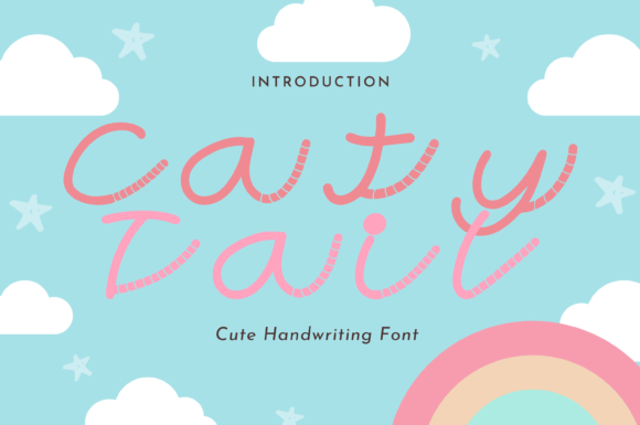 Caty Tail Style Font - Featured Image