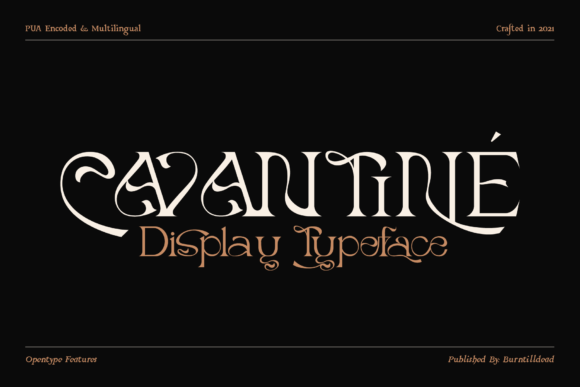 Cavantine Font - Featured Image