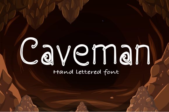 Caveman Font - Featured Image