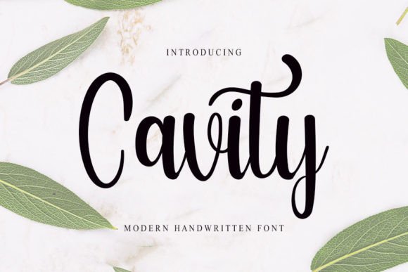 Cavity Font - Featured Image