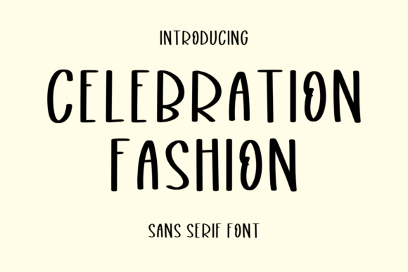 Celebration Fashion Font - Featured Image