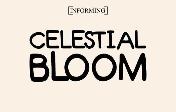 Celestial Bloom Font - Featured Image