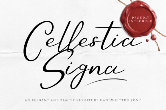Cellestia Signa Font - Featured Image
