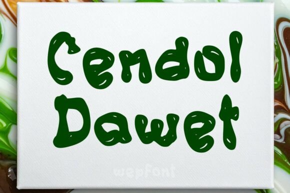 Cendol Dawet Font - Featured Image