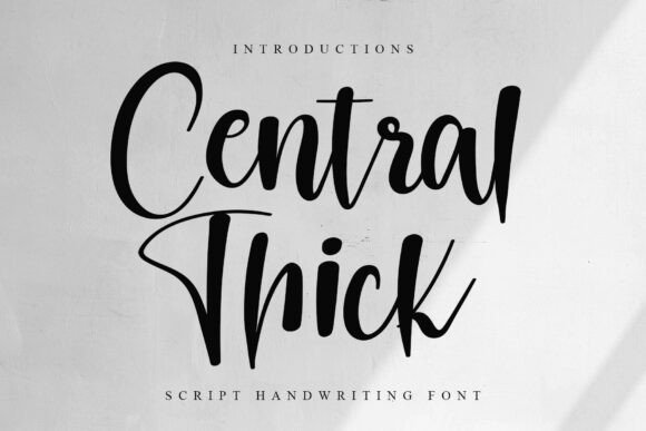 Central Thick Font - Featured Image