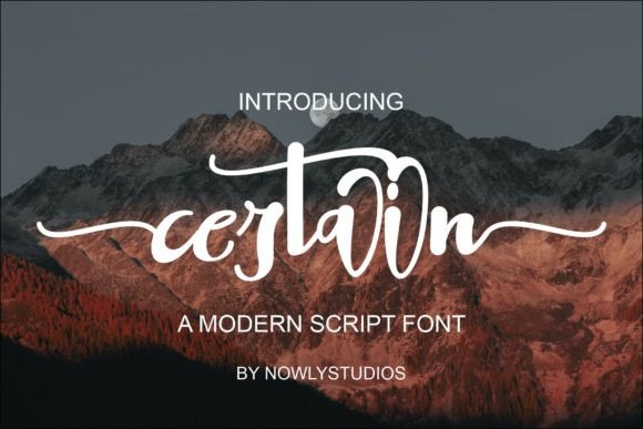 Certain Font - Featured Image