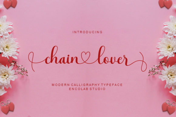 Chain Lover Font - Featured Image