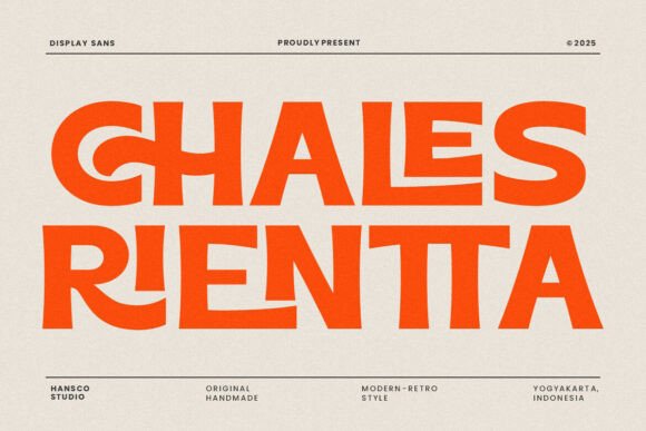 Chales Rientta Font - Featured Image