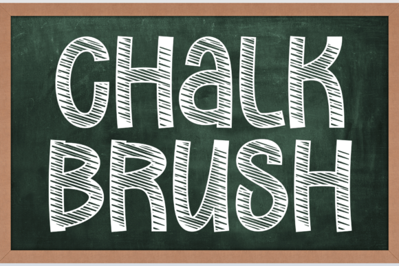 Chalk Brush Font - Featured Image