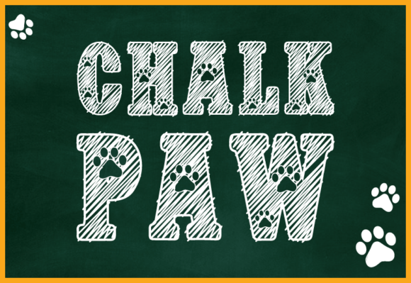 Chalk Paw Font - Featured Image