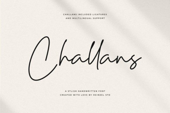 Challans Font - Featured Image