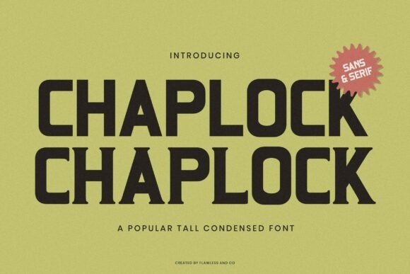 Chaplock Font - Featured Image