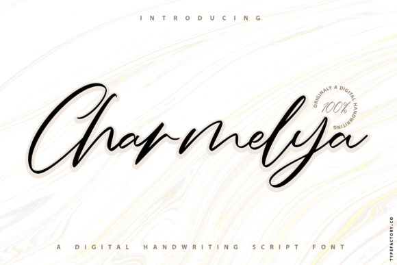 Charmelya Font - Featured Image