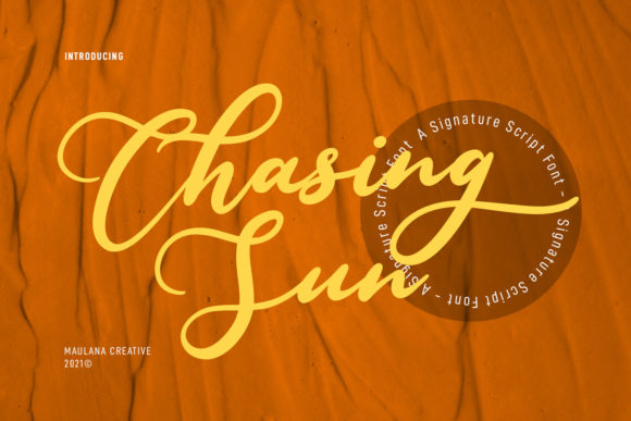 Chasing Sun Font - Featured Image
