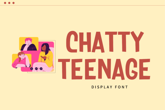 Chatty Teenage Font - Featured Image