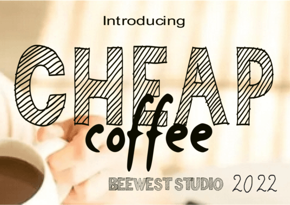 Cheap Coffee Font - Featured Image