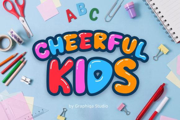 Cheerful Kids Font - Featured Image