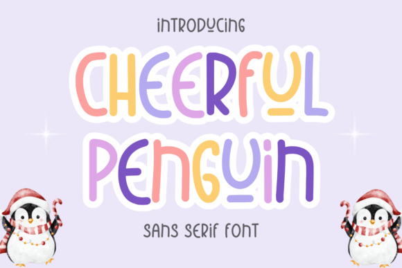 Cheerful Penguin Font - Featured Image