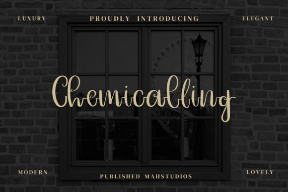 Chemicalling Font - Featured Image