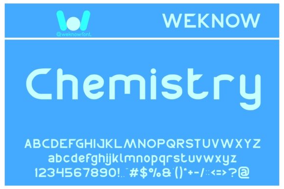 Chemistry Font - Featured Image