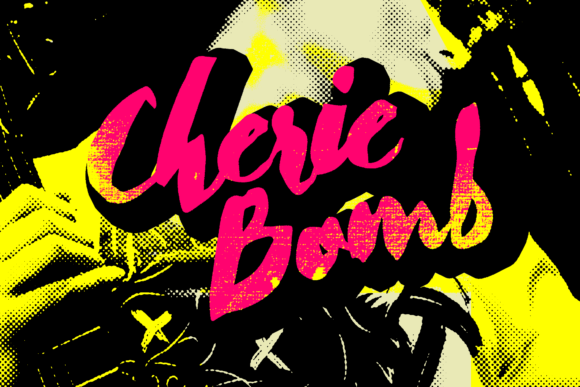 Cherie Bomb Font - Featured Image