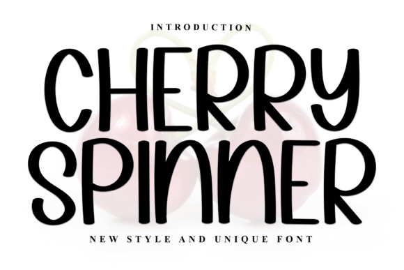 Cherry Spinner Font - Featured Image