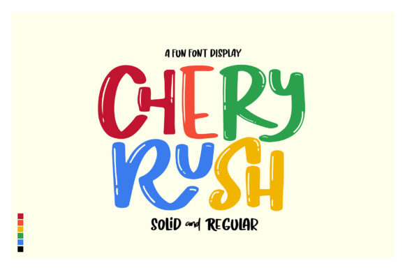 Chery Rush Font - Featured Image