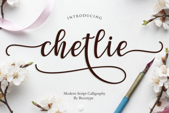 Chetlie Script Font - Featured Image