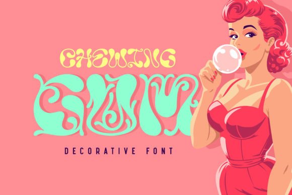 Chewing Gum Font - Featured Image