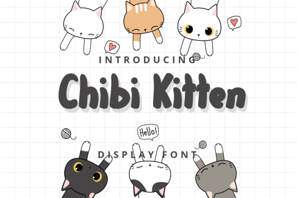 Chibi Kitten Font - Featured Image