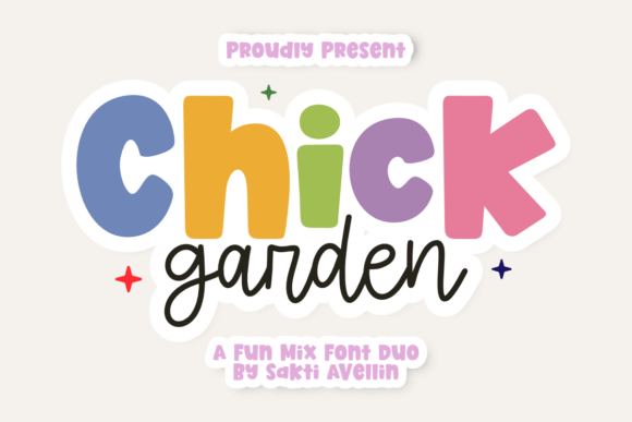 Chick Garden Duo Font - Featured Image