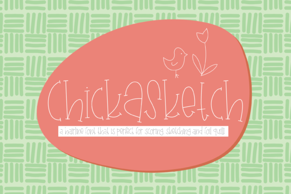 Chick a Sketch Font - Featured Image
