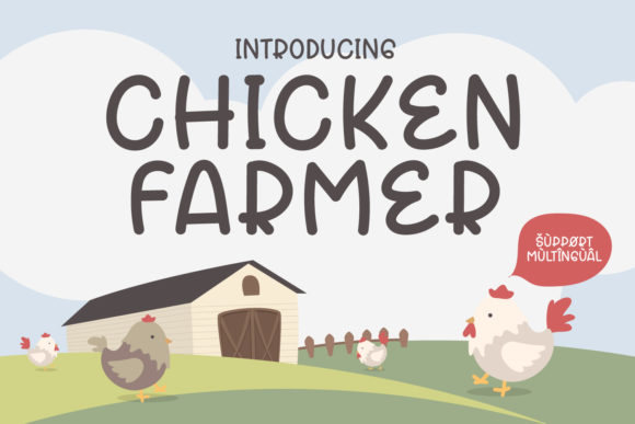Chicken Farmer Font - Featured Image