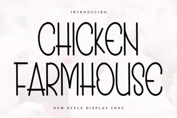 Chicken Farmhouse Font - Featured Image