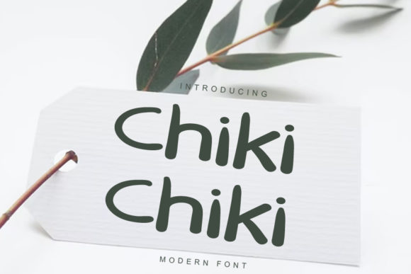 Chiki Chiki Font - Featured Image