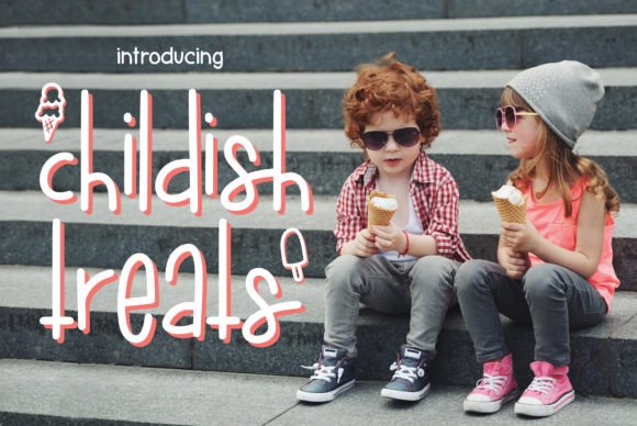Childish Treats Font - Featured Image