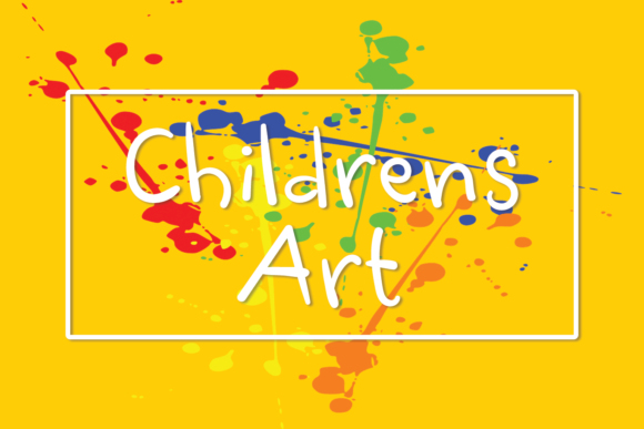 Childrens Art Font - Featured Image