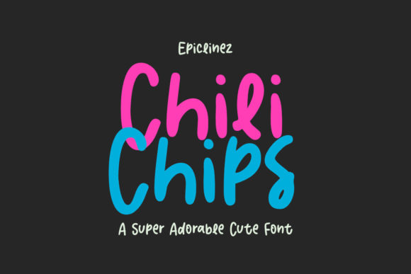 Chili Chips Font - Featured Image